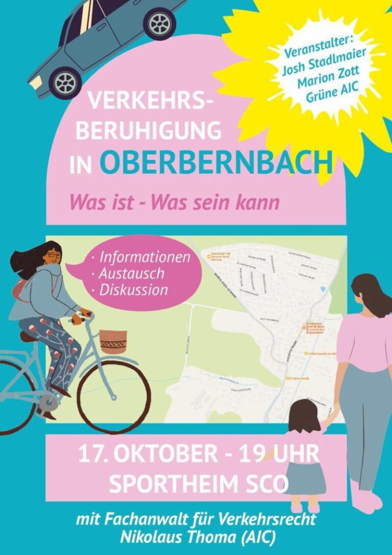 Verkehrsberuhigung in Oberbernbach – Bürgerinitiative gegründet
