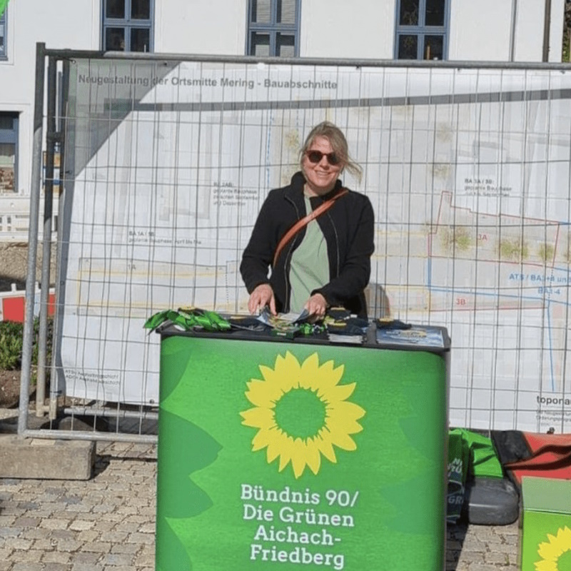 Infostand der GRÜNEN