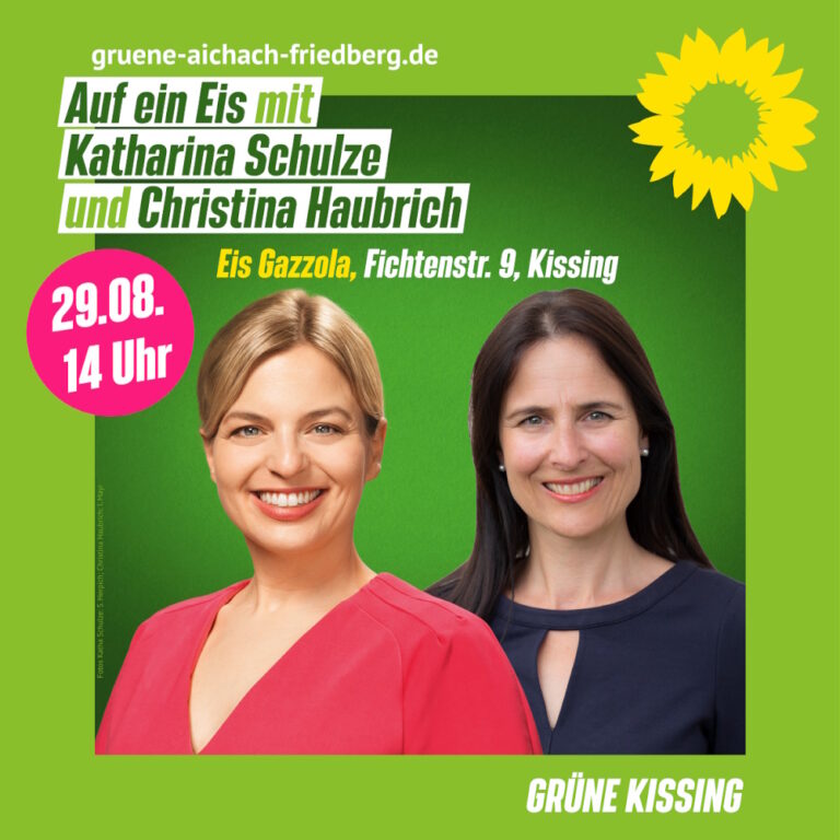 Auf ein Eis mit Katharina Schulze und Christina Haubrich