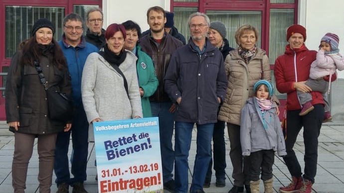 Die Eintragung zum Volksbegehren hat begonnen
