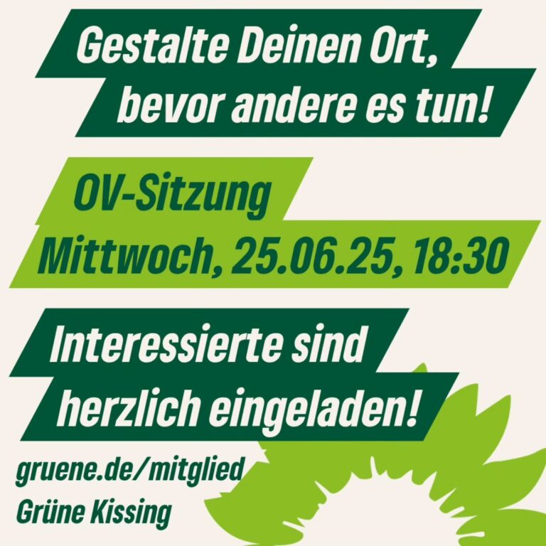 Einladung: OV-Sitzung mit Neuwahlen