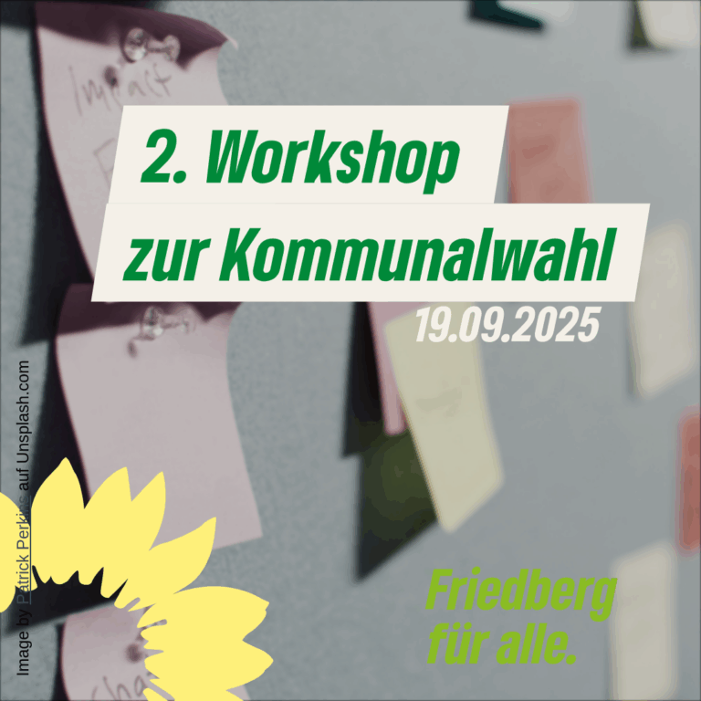 2. Workshop zur Kommunalwahl des OV Friedberg