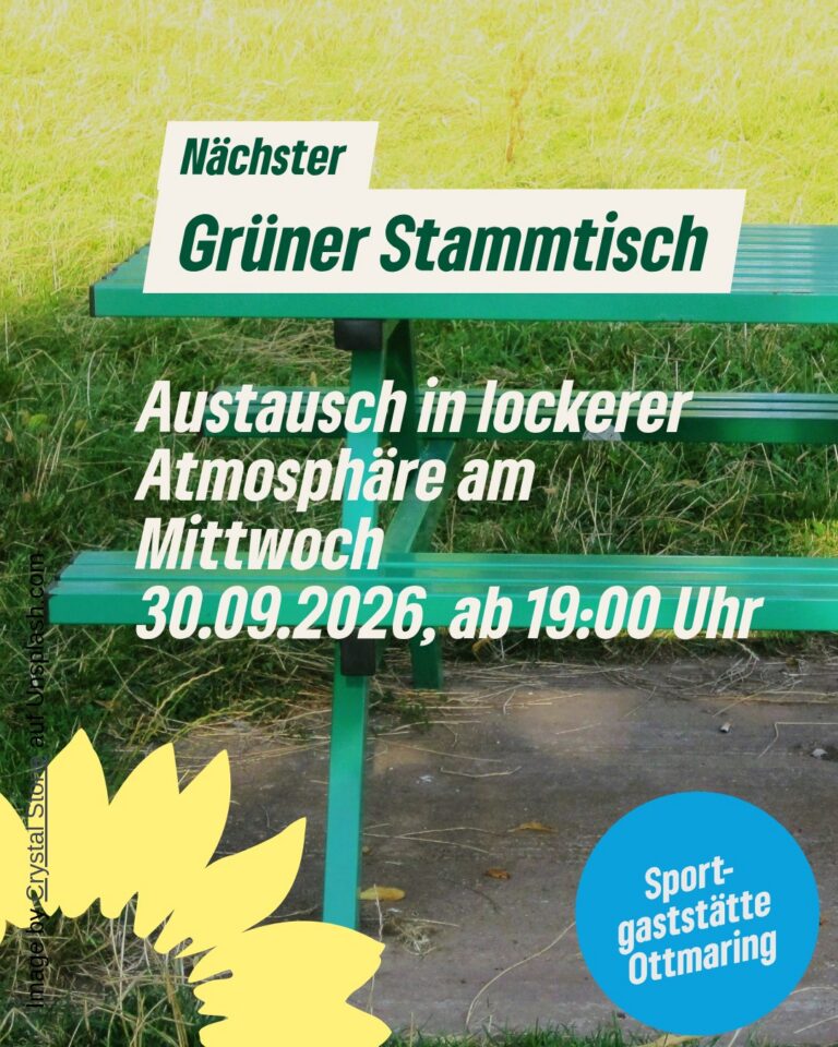 Grüner Stammtisch in Friedberg-Ottmaring