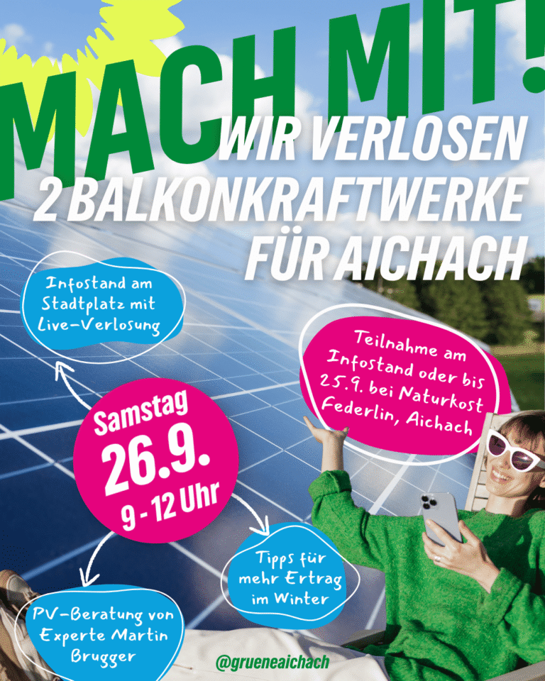 Sonne für ALLE: Wir verlosen 2 Balkonkraftwerke