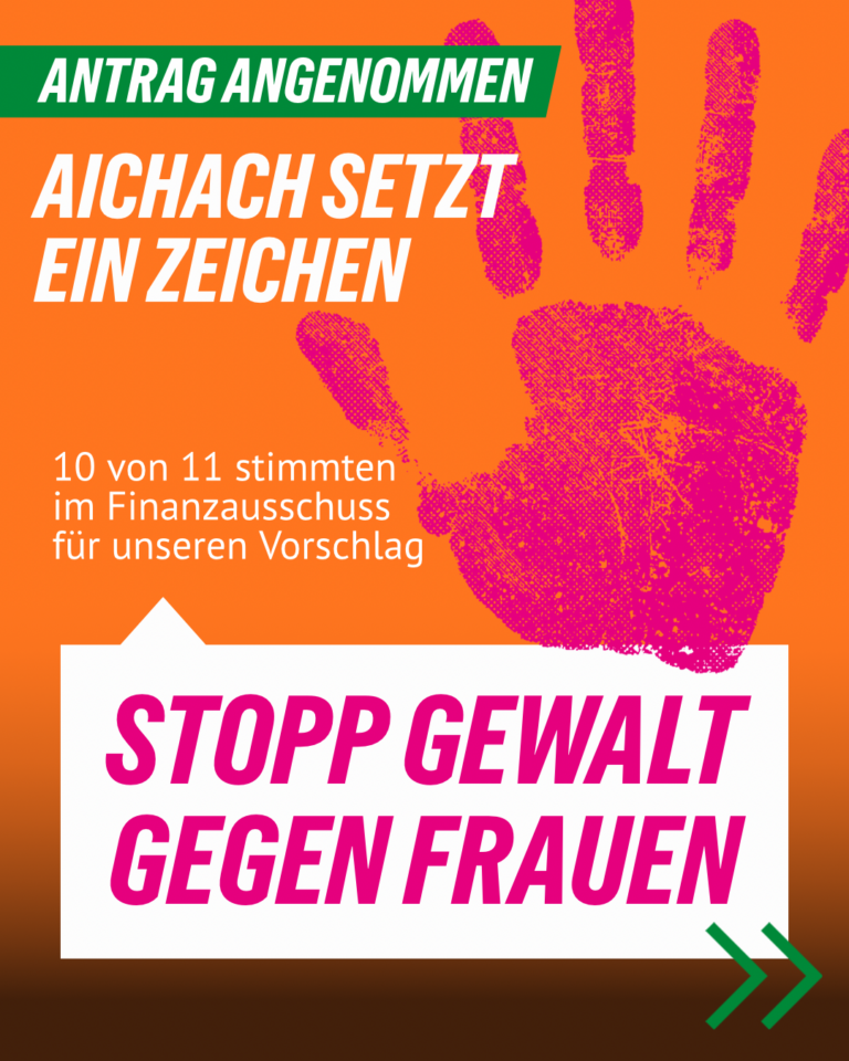 Erfolg im Stadtrat: Zeichen gegen Gewalt an Frauen
